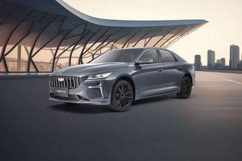 Geely Preface 2025 Sedan Front Left Side Angle View with Alloy Wheels Geely Preface 2025 Sedan Front Left Side Angle View with Alloy Wheels