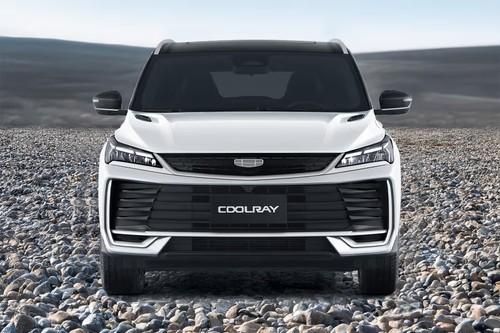 Geely The New Coolray 2026 SUV Front View with LED Headlights Geely The New Coolray 2026 SUV Front View with LED Headlights