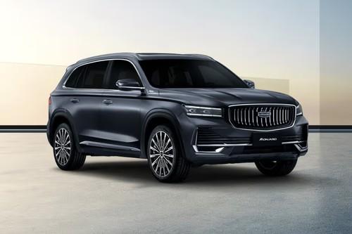 Geely The New Monjaro 2026 SUV front left angle view highlighting the bold front fascia Geely The New Monjaro 2026 SUV front left angle view highlighting the bold front fascia