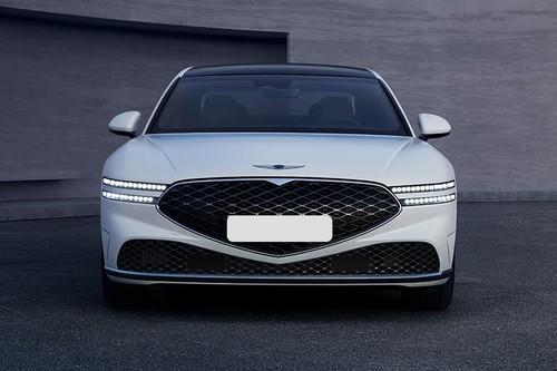 Genesis G90 Front View with LED Headlights Genesis G90 Front View with LED Headlights
