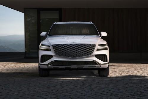 Genesis GV80 Front View with LED Headlights Genesis GV80 Front View with LED Headlights