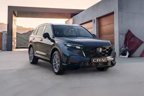 Honda CR-V 2026 SUV Front left view with LED headlight and alloy wheels Honda CR-V 2026 SUV Front left view with LED headlight and alloy wheels