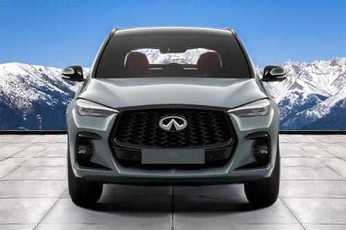 Infiniti QX50 2026 SUV front view with LED Headlights Infiniti QX50 2026 SUV front view with LED Headlights