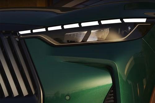 Infiniti QX60 2026 SUV Projector LED Headlight Close up Infiniti QX60 2026 SUV Projector LED Headlight Close up