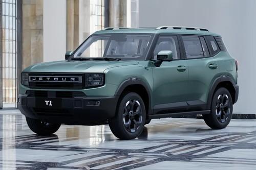 Jetour T1 2026 SUV Front Left Side Angle View Jetour T1 2026 SUV Front Left Side Angle View