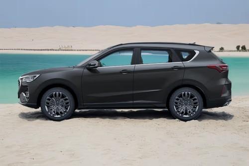 Jetour X70 FL 2026 SUV Left Side Profile with Alloy Wheels Jetour X70 FL 2026 SUV Left Side Profile with Alloy Wheels