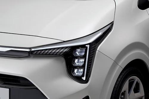 Kia Picanto 2026 Hatchback LED Headlight Close-up Kia Picanto 2026 Hatchback LED Headlight Close-up