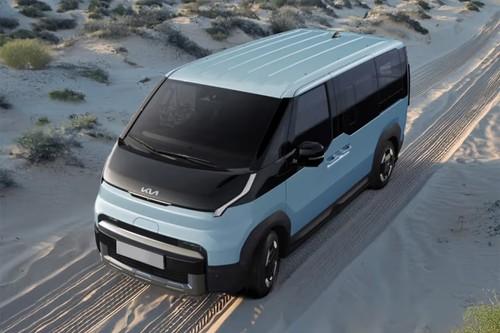 Kia PV5 Passenger 2026 MPV Front Right Side Angle View Kia PV5 Passenger 2026 MPV Front Right Side Angle View