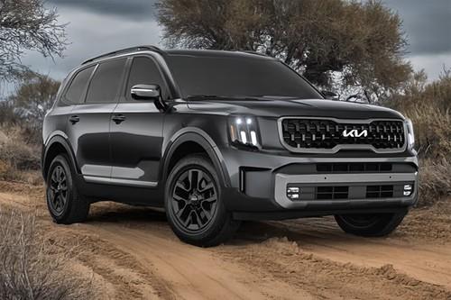 Kia Telluride 2025 SUV Front Left Perspective View Kia Telluride 2025 SUV Front Left Perspective View