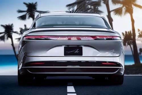 Lucid AIR 2026 Rear View with LED Taillights Lucid AIR 2026 Rear View with LED Taillights