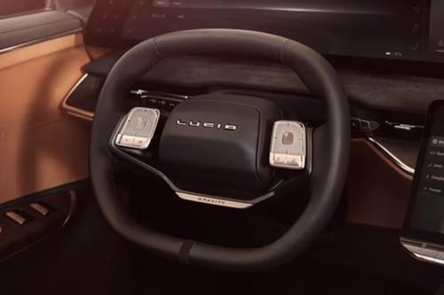 Lucid Gravity 2025 SUV Steering Wheel Horn Pad with Brand Emblem Lucid Gravity 2025 SUV Steering Wheel Horn Pad with Brand Emblem