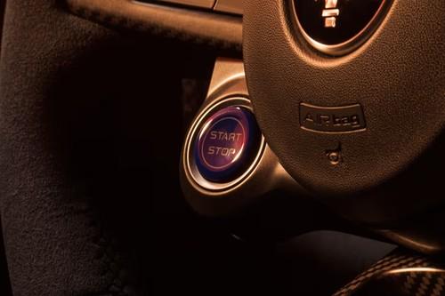 Maserati Mcpura 2026 Coupe ignition/start-stop button close-up Maserati Mcpura 2026 Coupe ignition/start-stop button close-up