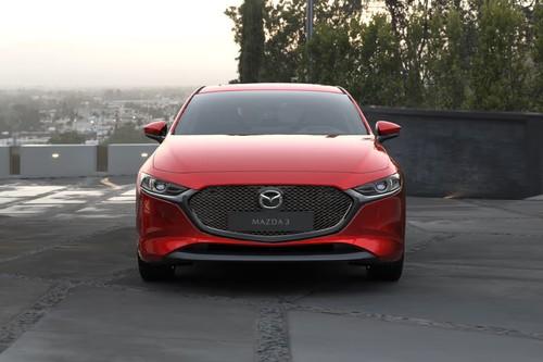 Mazda 3 Hatchback 2026 Hatchback Front View With LED Headlights Mazda 3 Hatchback 2026 Hatchback Front View With LED Headlights