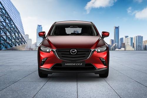 Mazda CX-3 2026 SUV Front View With LED Headlights Mazda CX-3 2026 SUV Front View With LED Headlights