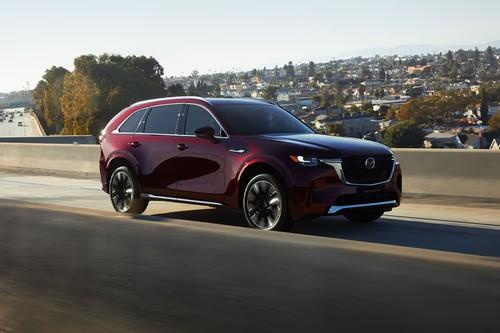 Mazda CX - 90 SUV Front right side angle view Mazda CX - 90 SUV Front right side angle view