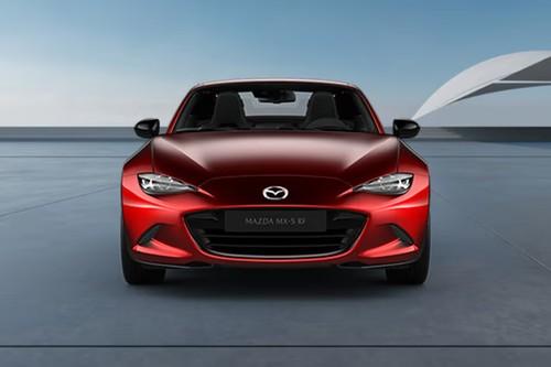 Mazda MX-5 2026 Convertible Front View With LED Headlights Mazda MX-5 2026 Convertible Front View With LED Headlights