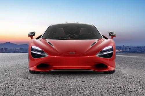 McLaren 750S Amore Red Coupe front view with LED Headlights McLaren 750S Amore Red Coupe front view with LED Headlights