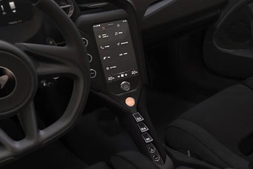 McLaren 750S Coupe interior centre console storage compartment McLaren 750S Coupe interior centre console storage compartment