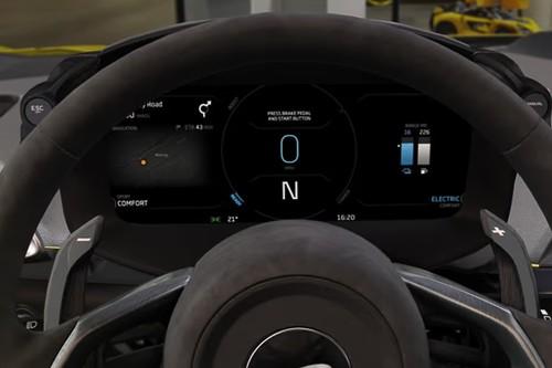 McLaren Artura 2026 Coupe Illuminated Driver Instrument cluster McLaren Artura 2026 Coupe Illuminated Driver Instrument cluster
