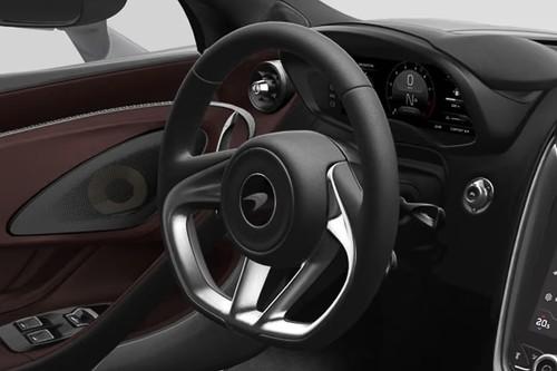 McLaren GTS Steering Wheel Horn Pad with brand emblem McLaren GTS Steering Wheel Horn Pad with brand emblem