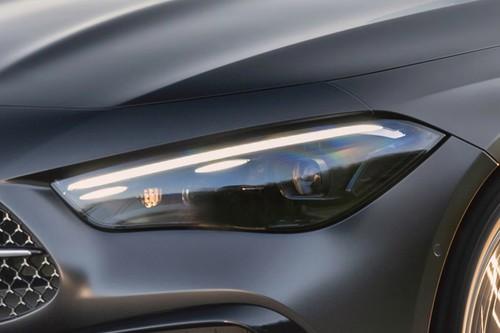 Mercedes-Benz CLE Cabriolet 2026 Projector LED Headlight Close up Mercedes-Benz CLE Cabriolet 2026 Projector LED Headlight Close up