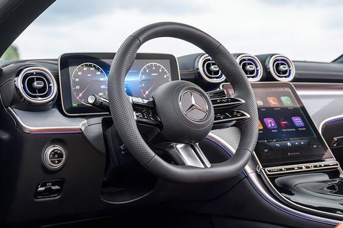 Mercedes-Benz CLE Cabriolet 2026 Steering Wheel Horn Pad with brand emblem Mercedes-Benz CLE Cabriolet 2026 Steering Wheel Horn Pad with brand emblem