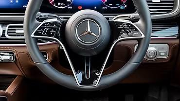 Mercedes-Benz GLS 2026 Steering Wheel Horn Pad with brand emblem Mercedes-Benz GLS 2026 Steering Wheel Horn Pad with brand emblem
