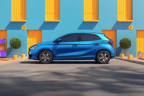 MG 3 2026 Hatchback Left Side Profile With Alloy Wheels MG 3 2026 Hatchback Left Side Profile With Alloy Wheels