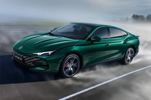 MG 7 2026 Sedan Front Left Side Profile View MG 7 2026 Sedan Front Left Side Profile View