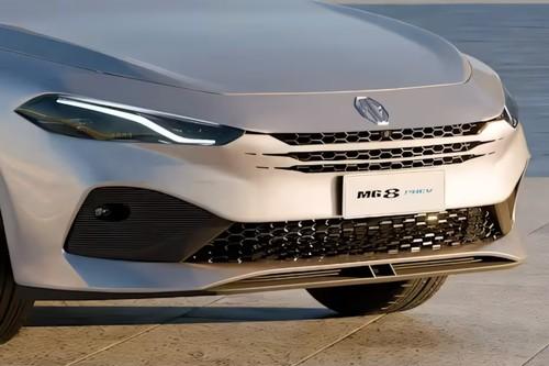 MG 8 PHEV Sedan front Grille Design MG 8 PHEV Sedan front Grille Design