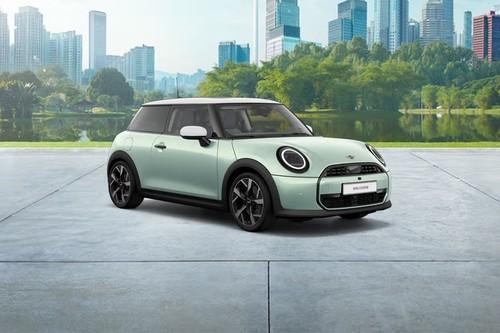 Mini Cooper 3 Door Hatchback Front Left Side Angle View Mini Cooper 3 Door Hatchback Front Left Side Angle View