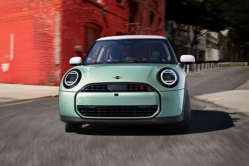 Mini Cooper 3 Door Hatchback Front View with LED Headlights Mini Cooper 3 Door Hatchback Front View with LED Headlights