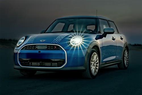 Mini Cooper 5 Door 2026 Front Left Side View Highlighting Front Fascia and Side Profile Mini Cooper 5 Door 2026 Front Left Side View Highlighting Front Fascia and Side Profile