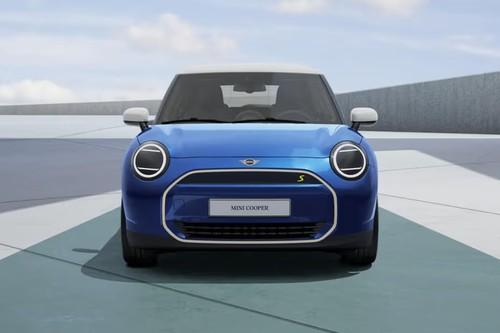 Mini Cooper Electric SUV Front View with LED Headlights Mini Cooper Electric SUV Front View with LED Headlights