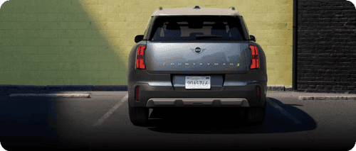 Mini Countryman 2026 SUV Rear View with LED Taillights Mini Countryman 2026 SUV Rear View with LED Taillights