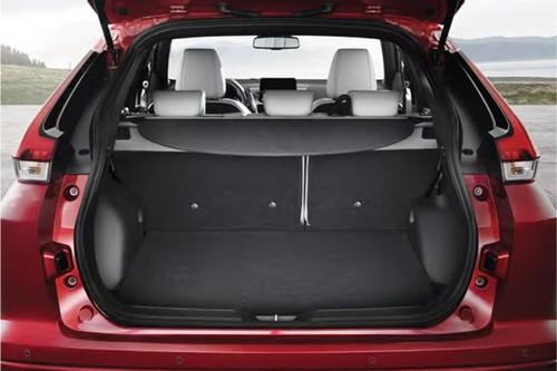 Mitsubishi Eclipse Cross 2026 SUV Open boot showing the flat loading floor Mitsubishi Eclipse Cross 2026 SUV Open boot showing the flat loading floor