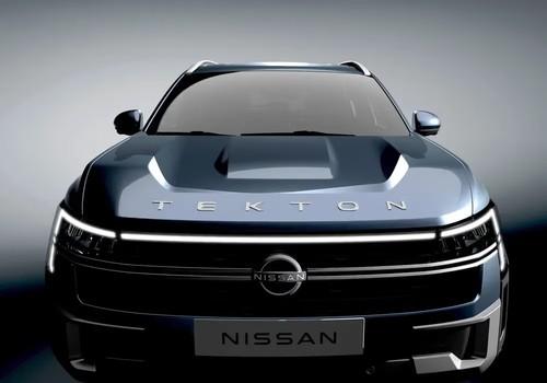 Nissan Tekton 2026 Sedan front view with LED Headlights Nissan Tekton 2026 Sedan front view with LED Headlights