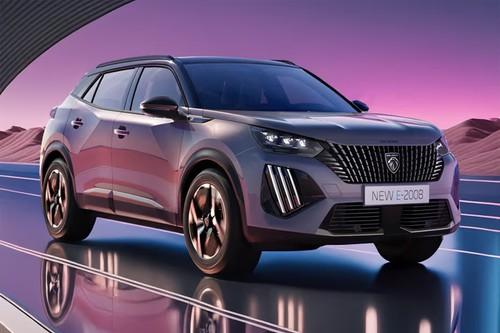 Peugeot 2008 2026 SUV Front View With LED Headlights Peugeot 2008 2026 SUV Front View With LED Headlights