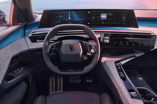 Peugeot 3008 2026 SUV dashboard layout view Peugeot 3008 2026 SUV dashboard layout view