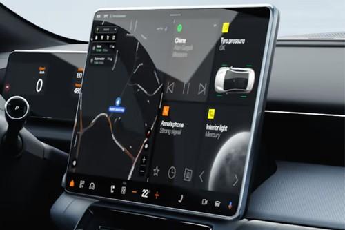 Polestar 4 Coupe Floating Touchscreen Infotainment System Polestar 4 Coupe Floating Touchscreen Infotainment System