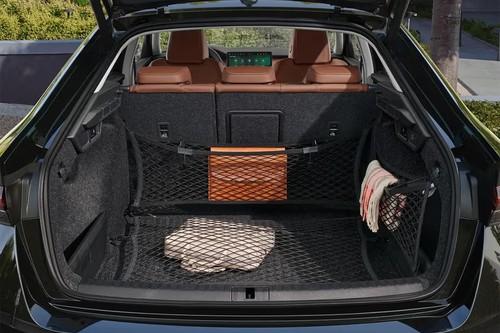 Skoda Octavia 2025 Rear View Showing Open Trunk Skoda Octavia 2025 Rear View Showing Open Trunk