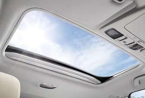 Subaru Outback SUV glass panoramic sunroof overhead view Subaru Outback SUV glass panoramic sunroof overhead view