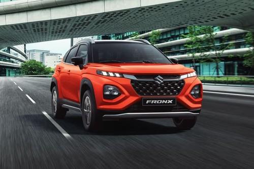 Suzuki Fronx 2026 SUV Front grille and LED Headlights view Suzuki Fronx 2026 SUV Front grille and LED Headlights view