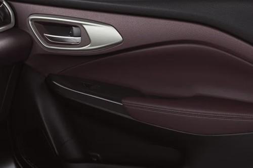 Suzuki Fronx 2026 SUV Interior chrome door handle close-up Suzuki Fronx 2026 SUV Interior chrome door handle close-up