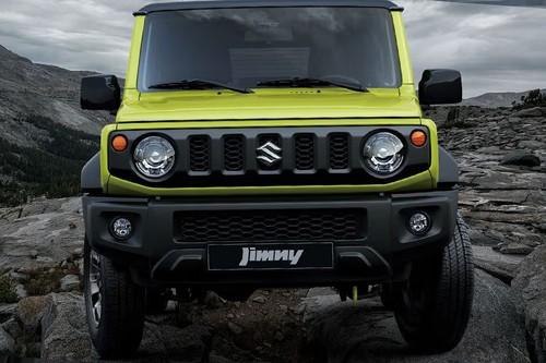 Suzuki Jimny 2025 Giallo Modena SUV Front View with LED Headlights Suzuki Jimny 2025 Giallo Modena SUV Front View with LED Headlights