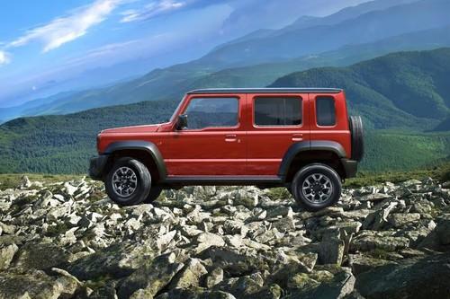 Suzuki Jimny 5 Door 2025 SUV Left Side Profile with Alloy Wheels Suzuki Jimny 5 Door 2025 SUV Left Side Profile with Alloy Wheels