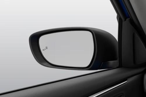 Suzuki Swift 2026 Hatchback ORVM with integrated LED Turn Indicator close-up Suzuki Swift 2026 Hatchback ORVM with integrated LED Turn Indicator close-up