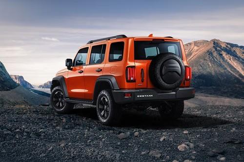 Tank 300 SUV Rear Left Side Angle View showing taillights, tailgate and alloy wheels Tank 300 SUV Rear Left Side Angle View showing taillights, tailgate and alloy wheels