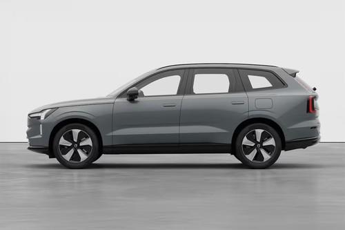 Volvo EX 90 Onyx left side profile with alloy wheels Volvo EX 90 Onyx left side profile with alloy wheels