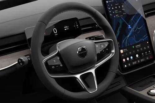 Volvo EX 90 Onyx Steering Wheel Horn Pad with brand emblem Volvo EX 90 Onyx Steering Wheel Horn Pad with brand emblem